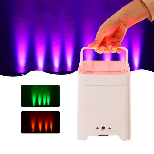 18W 6LED Par Light 10pcs Airline Case RGBW Strobe 1-25Hz IP65 Outdoor Stage Light